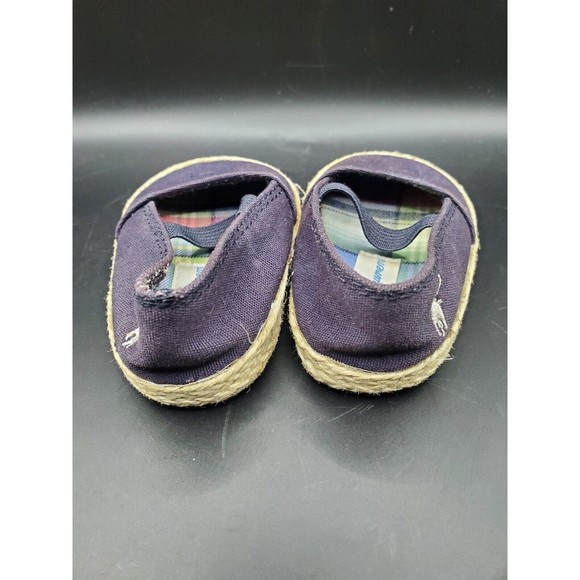 Polo Ralph Lauren Size 1 Loafers Slip On Baby Shoes Boy Blue Pre-owned Adorable - Picture 4 of 8